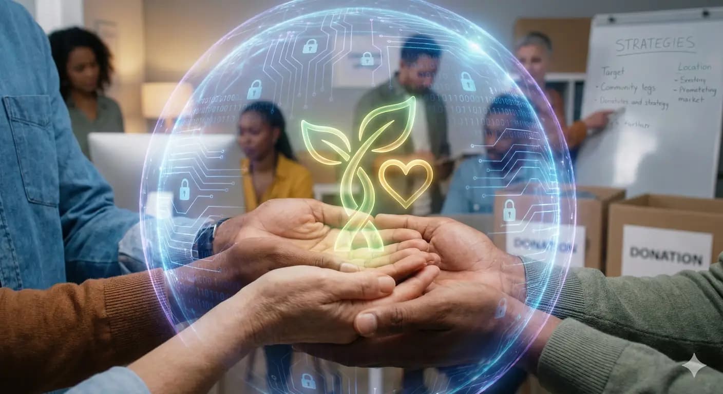 nonprofit organization working together to improve their cybersecurity posture